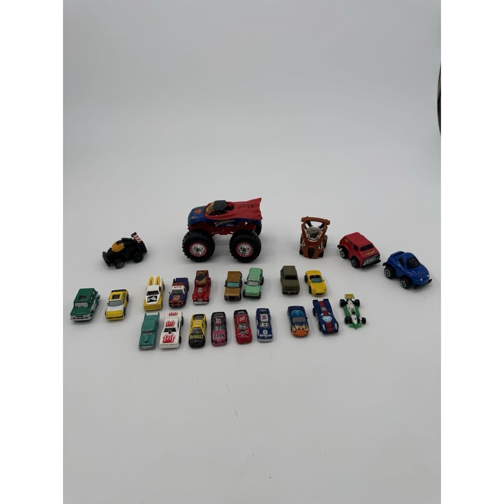 Mixed Lot 23 Diecast Toy Cars Hot Wheels Matchbox Micro Machines Vintage
